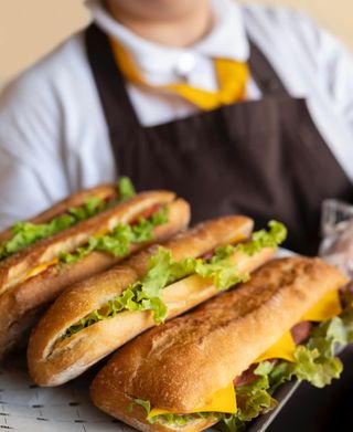 Sandwich Viande Hachée + Frites