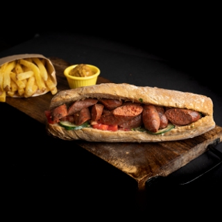 SANDWICH BABALI SAUCISSE BŒUF 