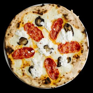 Ricotta con Salame e Melanzane