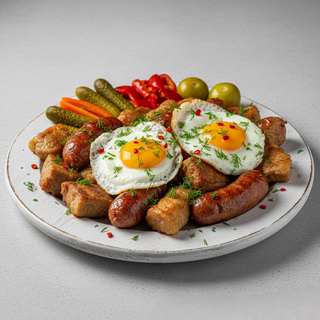 GARNITA CU OUA ALERGATE  400g/70g