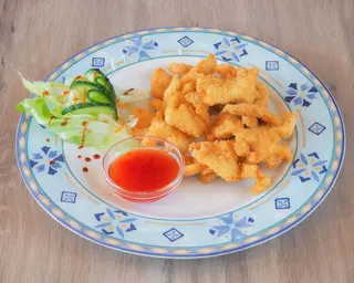 Pollo Rebozado Con Coco