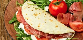 Piadina - hamburger black angus 200g, 