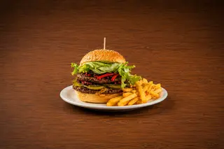 BBQ Bowling burger s krumpirićima