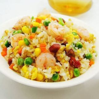 Arroz Frito Con Gambas