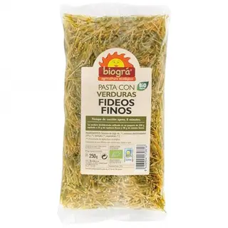 Fideos Finos Verduras Biográ 250Gr