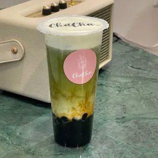 BOBA MATCHA LATTE 抹茶珍珠厚牛乳
