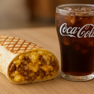 Tacos franceses+refresco