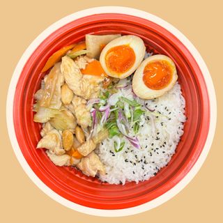 Donburi con pollo