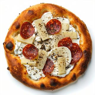 Cacio e pepe tartufata tonda