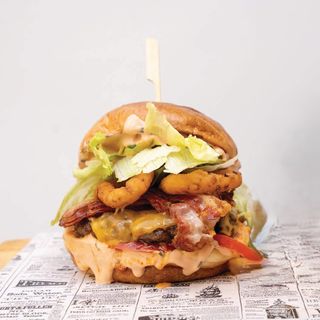 Spicy jack burger
