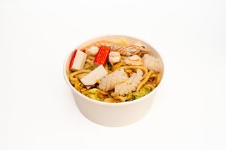 Udon o soba frutti di mare