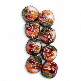 Roll sin Arroz de Tres Pescados (175 g.)