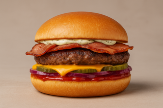 Sfaraiala Burger cu cartofi wedges 600g+ bautura la alegere