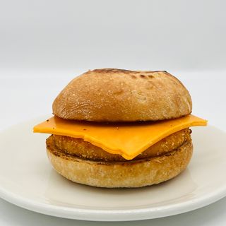 Hamburguesa de pollo sólo queso 