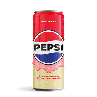 PEPSI STRAWBERRIES 'N' CREAM PUSZKA 330ML