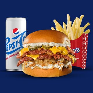 Meniu Truffle double burger