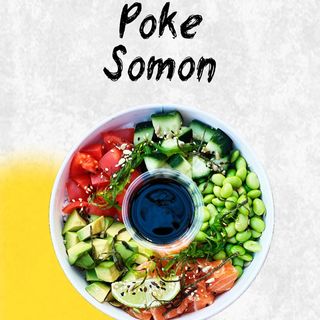 Поке С Лососем 350 Г/ Poke Somon 350Gr