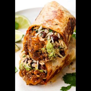 Menù Mexican burritos
