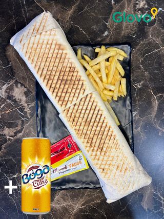 Tacos XXL 3 viandes + Boga