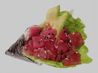 Temaki atún picante 