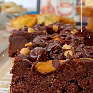 Brownie con frutos secos