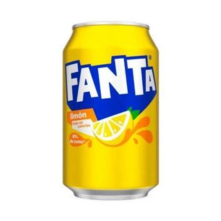Fanta limón lata