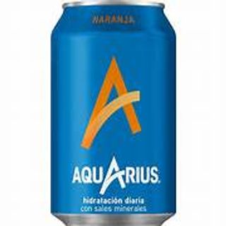 Aquarius Naranja lata 330ml.