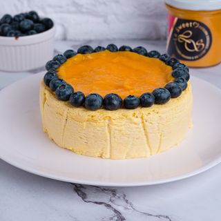 Tarta Cheesecake Mango Maracuyá 6 porciones gluten Free & Sugar Free
