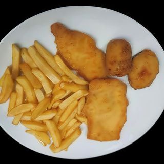 Menú Pocoyo De Lomo Rebozado