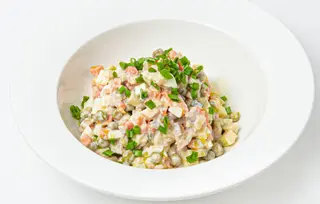 Оливье с курицей