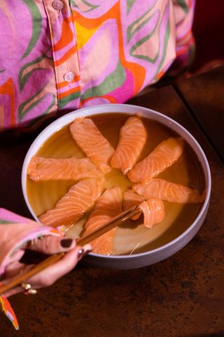 Tiradito di salmone - 8 pezzi