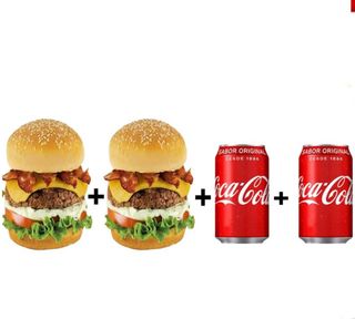 COMBO 2 X TUDO+ 2 BEBIDAS
