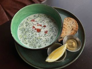 Окрошка з лососем(380г)