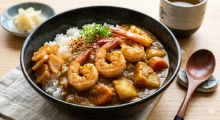 Donburi Ebi Curry