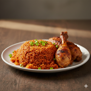 Smokey Jollof Rice And  Turkey