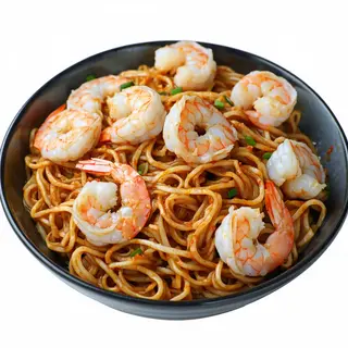 C5. Yakisoba Con Gambas y Verduras