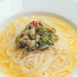 Shredded Pork with Salted Potherbs - L