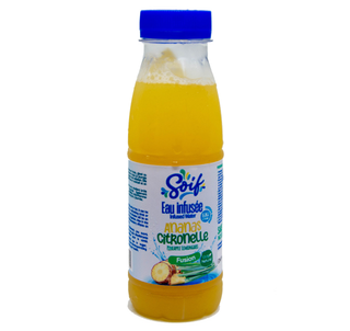 L'eau Infusée Ananas Citronnelle 33cl