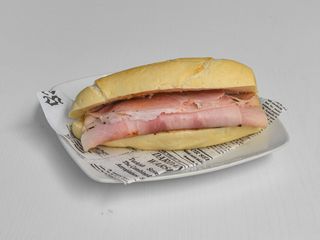 Panino cartoccio con mozzarella fresca e spinaci