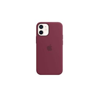 iPhone 12 mini Plum Silicone Case with MagSafe