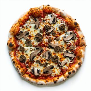 Pizza funghi porcini e tartufo