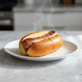 Bocadillo de perrito simple