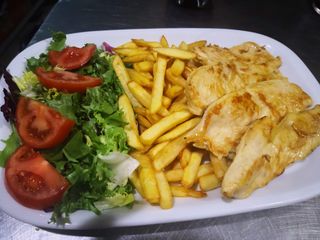 Plato de lomo adobado