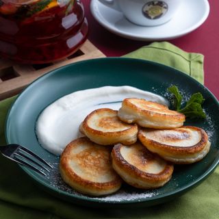 Оладьи со сметаной