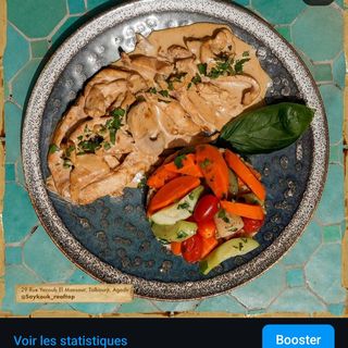 Émincé De Poulet à La Crème Aux Champignons