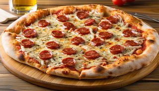 Pizza Kasekrainer Wurstger Ø32cm