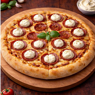 პეპერონი კრემ-ყველით 28სმ