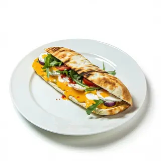 Bocadillo De Queso Brie Y Tortilla