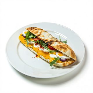 Bocadillo De Queso Brie Y Tortilla