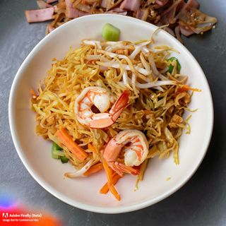 Tallarines con Gambas